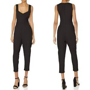 NWT BB Dakota Black Minimalist Sleeveless Dress Jumpsuit Jumper Romper L 10